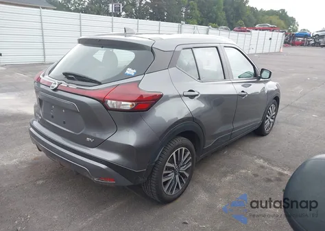 2021 Nissan Kicks Sv Xtronic Cvt z USA, uszkodzony, nr VIN 3N1CP5CV6ML533219